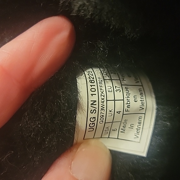 Ugg Bailey Bow II Boot Black Size 6 - Picture 8 of 9